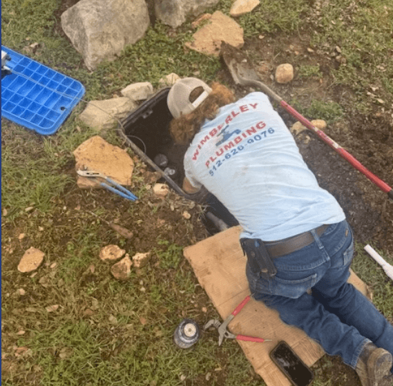 Plumbing repair in Woodcreek TX