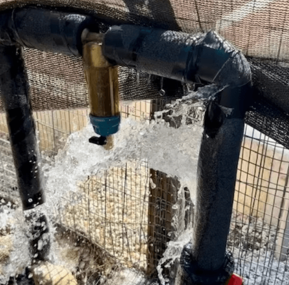 Outdoor spigot repair in Woodcreek TX
